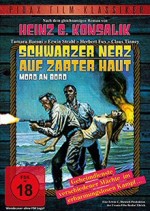Schwarzer Nerz auf zarter Haut